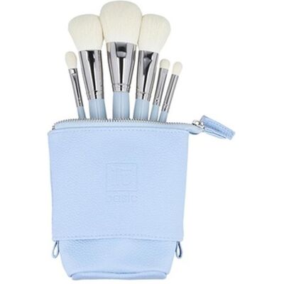 Ilu, Schminkpinsel, Basic Set 6 Makeup Brushes with Blue Bag (Set) Ilu, Schminkpinsel, Basic Set 6 Makeup Brushes with Blue Bag (Set)