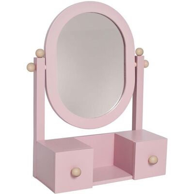 JaBaDaBaDo Rosa Spiegel mit Schubladen - Spiegel und Schmuckaufbewahrung JaBaDaBaDo Rosa Spiegel mit Schubladen - Spiegel und Schmuckaufbewahrung