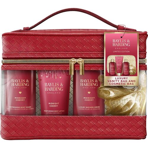 Baylis & Harding, Beauty Geschenkset, Midnight Cherry Körperpflege-Geschenkset 5-tlg (Körperpflegeset)