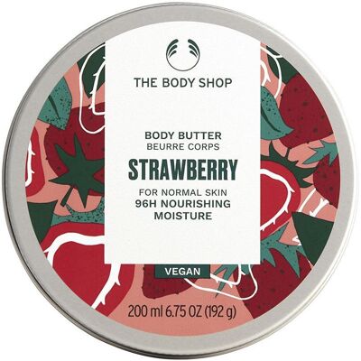 The Body Shop, Bodylotion, STRAWBERRY Körperbutter 200 ml (Body Butter, 200 ml) The Body Shop, Bodylotion, STRAWBERRY Körperbutter 200 ml (Body Butter, 200 ml)