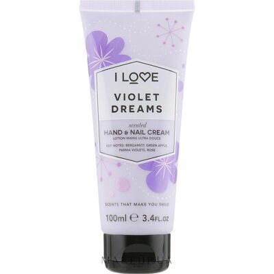 I Love..., Handcreme, Handcrème Violet Dreams Hand & Nail Cream 100 ml (100 ml) I Love..., Handcreme, Handcrème Violet Dreams Hand & Nail Cream 100 ml (100 ml)