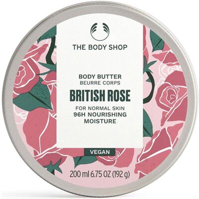 The Body Shop, Bodylotion, BRITISH ROSE Körperbutter 200 ml (Körpercreme, 200 ml) The Body Shop, Bodylotion, BRITISH ROSE Körperbutter 200 ml (Körpercreme, 200 ml)