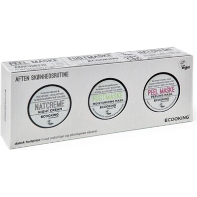 Ecooking, Gesichtsmaske, Gesichtsmasken-Set Night-Time Beauty Treat Set – Gesichtsmasken 3 x 15 ml (45 ml) Ecooking, Gesichtsmaske, Gesichtsmasken-Set Night-Time Beauty Treat Set – Gesichtsmasken 3 x 15 ml (45 ml)