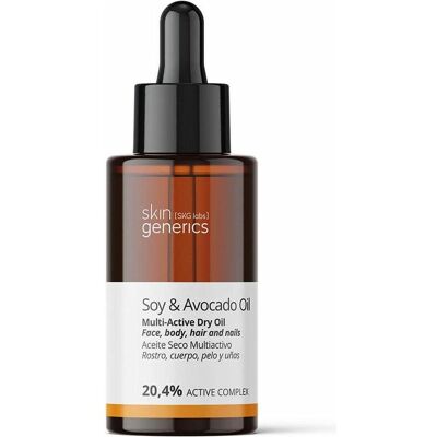 Skin Generics Soja & Avocado Öl Multiactive Trocköl - Für Sensitive & Fettige Haut - 50ml Skin Generics Soja & Avocado Öl Multiactive Trocköl - Für Sensitive & Fettige Haut - 50ml