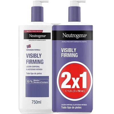 Neutrogena, Bodylotion, VISIBLY FIRMING loción elasticidad intensa pack 2 x 750 ml (Körperlotion, 1500 ml) Neutrogena, Bodylotion, VISIBLY FIRMING loción elasticidad intensa pack 2 x 750 ml (Körperlotion, 1500 ml)