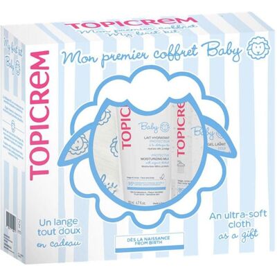 Topicrem, Babykörperpflege, BABY-FEUCHTIGKEITSCREME 500 ml + REINIGUNGSGEL 75 ml, 2 Stück Topicrem, Babykörperpflege, BABY-FEUCHTIGKEITSCREME 500 ml + REINIGUNGSGEL 75 ml, 2 Stück