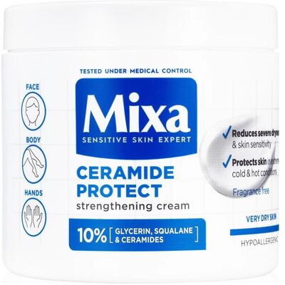 Mixa Ceramide Protect stärkende Creme - Sensitive Haut Körperpflege 400ml Mixa Ceramide Protect stärkende Creme - Sensitive Haut Körperpflege 400ml