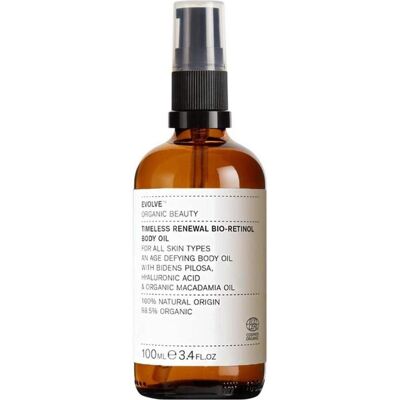 Evolve Organic Beauty Timeless Renewal Bio-Retinol Body Oil - 100ml Evolve Organic Beauty Timeless Renewal Bio-Retinol Body Oil - 100ml