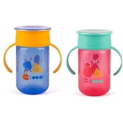 Suavinex Baby-Trinkbecher - Auslaufsicher, Ergonomische Griffe - Ab 12 Monaten - 360ml Suavinex Baby-Trinkbecher - Auslaufsicher, Ergonomische Griffe - Ab 12 Monaten - 360ml