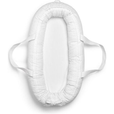Elodie, Babynest, Babynestchen tragbar - Embroidery Anglaise Elodie, Babynest, Babynestchen tragbar - Embroidery Anglaise
