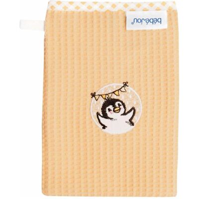 Zewi, Babybadetuch, Waschhandschuh softorange Penguin Zewi, Babybadetuch, Waschhandschuh softorange Penguin