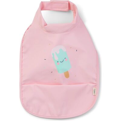 Saro Wasserdichter Baby-Lätzchen Pink - Verstellbarer Krümelbund Saro Wasserdichter Baby-Lätzchen Pink - Verstellbarer Krümelbund