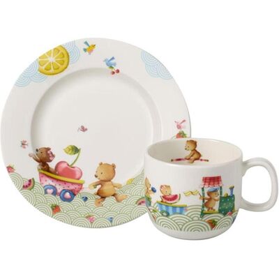Villeroy & Boch Kindergeschirr + Kinderbesteck, Frühstücksset Hungry as a Bear Villeroy & Boch Kindergeschirr + Kinderbesteck, Frühstücksset Hungry as a Bear