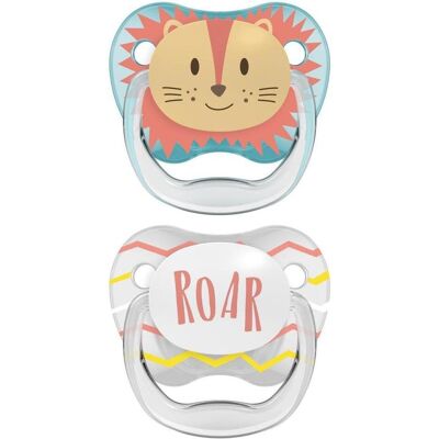 Dr Browns, Nuggi, Orthodontic pacifier PreVent Classic animals 2 pcs., 0-6m (2x, 0 - 6 Monate) Dr Browns, Nuggi, Orthodontic pacifier PreVent Classic animals 2 pcs., 0-6m (2x, 0 - 6 Monate)