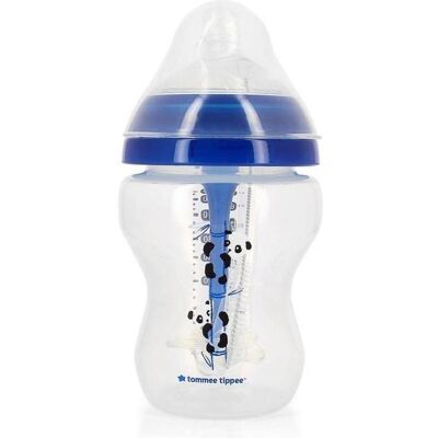 Tommee Tippee Fortschrittliche Anti-Kolik-Flasche Dekoriert Blau 260 ml Tommee Tippee Fortschrittliche Anti-Kolik-Flasche Dekoriert Blau 260 ml