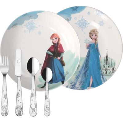 Villeroy & Boch Kindergeschirr + Kinderbesteck, Disney Frozen Ess-Set Villeroy & Boch Kindergeschirr + Kinderbesteck, Disney Frozen Ess-Set