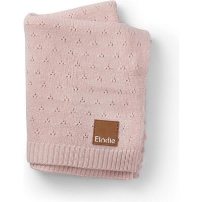 Elodie, Babydecke, Pointelle Decke - Misty Pink (100 x 75 cm) Elodie, Babydecke, Pointelle Decke - Misty Pink (100 x 75 cm)
