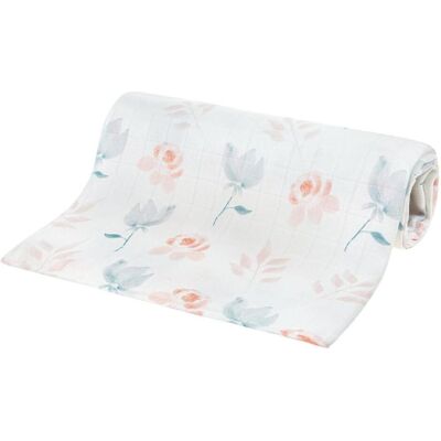 Bocioland Babydecke Bambus Swaddledecke Bellflowers - Baby Decke Bocioland Babydecke Bambus Swaddledecke Bellflowers - Baby Decke