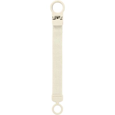 Bibs, Nuggi Zubehör, Pacifier Clip Loop Ivory Bibs, Nuggi Zubehör, Pacifier Clip Loop Ivory