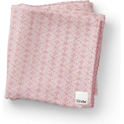 Elodie Details - Bamboo Muslin - Embroidery Anglaise - Pink - Baby Blanket Elodie Details - Bamboo Muslin - Embroidery Anglaise - Pink - Baby Blanket