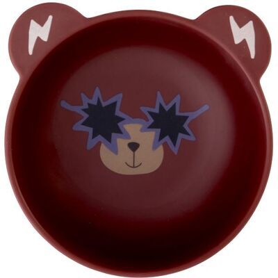 Rice, Kindergeschirr + Kinderbesteck, - Kids Bowl with Bear Print - Mat Finish - 350 ml Rice, Kindergeschirr + Kinderbesteck, - Kids Bowl with Bear Print - Mat Finish - 350 ml