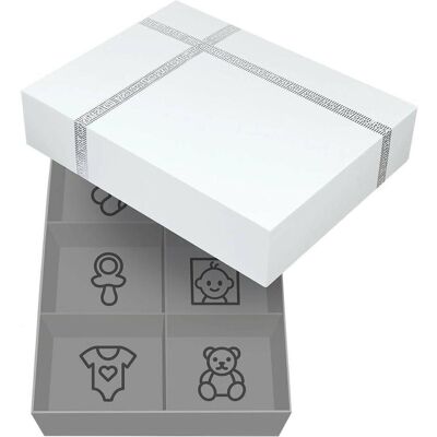 Dooky, Babyerinnerungen, Geschenkset mit Aufdruck und Erinnerungsbox Dooky, Babyerinnerungen, Geschenkset mit Aufdruck und Erinnerungsbox