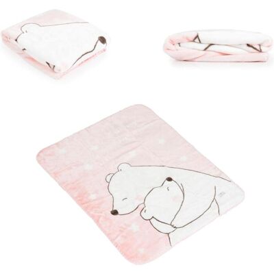 Cangaroo, Babydecke, Weiches Süsses Umarmungen Rosa Wiegedecke (110 x 80 cm) Cangaroo, Babydecke, Weiches Süsses Umarmungen Rosa Wiegedecke (110 x 80 cm)