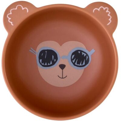 Rice, Kindergeschirr + Kinderbesteck, - Melamine Kids Bowl with Monkey Print - Mat Finish - 350 ml Rice, Kindergeschirr + Kinderbesteck, - Melamine Kids Bowl with Monkey Print - Mat Finish - 350 ml