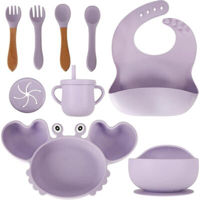 Pricenet Kinder-Silikon-Krabbel-Set - 9 Teile - Baby-Geschirr Pricenet Kinder-Silikon-Krabbel-Set - 9 Teile - Baby-Geschirr