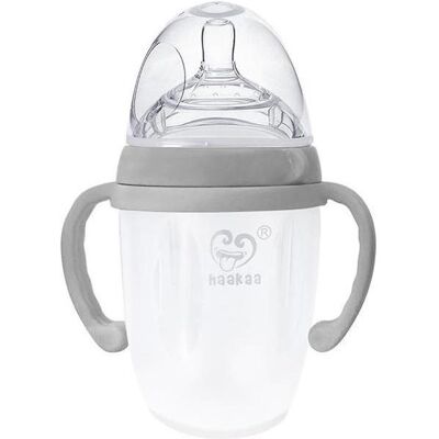 Haakaa Generation 3 Babyflasche 250ml – Grau Haakaa Generation 3 Babyflasche 250ml – Grau