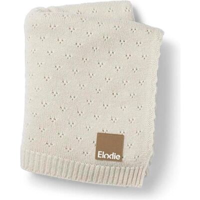 Elodie Details Cremige Weiße Pointelle-Decke - Decke Elodie Details Cremige Weiße Pointelle-Decke - Decke