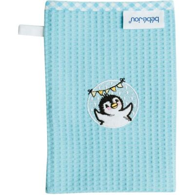 Zewi, Babybadetuch, Waschhandschuh Penguin Zewi, Babybadetuch, Waschhandschuh Penguin
