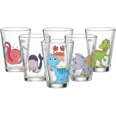 Ritzenhoff & Breker, Kindergeschirr + Kinderbesteck, Dino und Meerestiere Kindergläser Ritzenhoff & Breker, Kindergeschirr + Kinderbesteck, Dino und Meerestiere Kindergläser