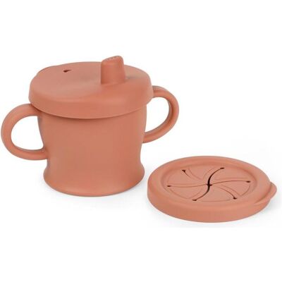 Haakaa, Kindergeschirr + Kinderbesteck, Trink und Snack Tasse - Rust Haakaa, Kindergeschirr + Kinderbesteck, Trink und Snack Tasse - Rust