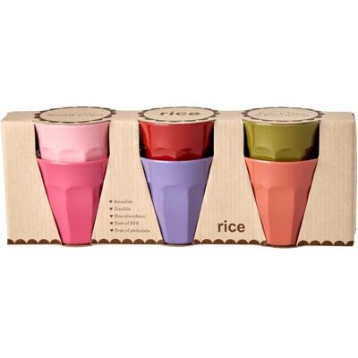 Rice, Kindergeschirr + Kinderbesteck, - Melamine Cups - Assorted Solid Colors - Medium Rice, Kindergeschirr + Kinderbesteck, - Melamine Cups - Assorted Solid Colors - Medium