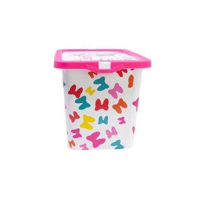 Disney Spielzeugaufbewahrung, Edgy Bows Kunststoff-Aufbewahrungsbox 7 L Disney Spielzeugaufbewahrung, Edgy Bows Kunststoff-Aufbewahrungsbox 7 L