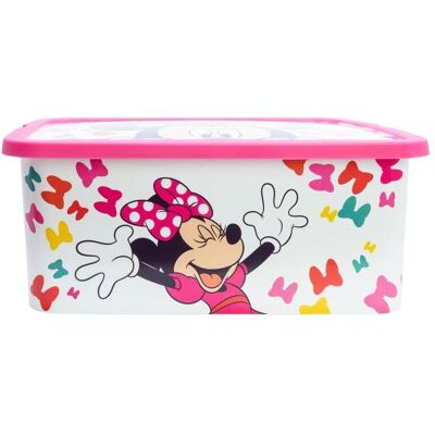Stor, Spielzeugaufbewahrung, Minnie - Aufbewahrungsbox - 13 Liter Stor, Spielzeugaufbewahrung, Minnie - Aufbewahrungsbox - 13 Liter
