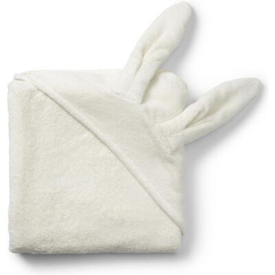 Elodie, Babybadetuch, Vanilla White Bunny (80 x 80 cm) Elodie, Babybadetuch, Vanilla White Bunny (80 x 80 cm)