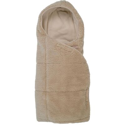 Lodger Baby-Umhang - Beige Teddy 3-in-1 - Baby Swaddle Lodger Baby-Umhang - Beige Teddy 3-in-1 - Baby Swaddle