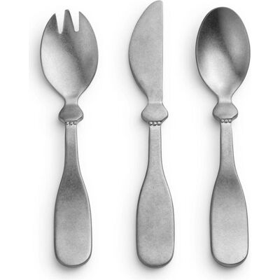 Elodie Details Antik Silber Kinderbesteck-Set - 3 Stück Elodie Details Antik Silber Kinderbesteck-Set - 3 Stück