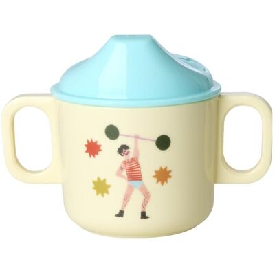 Rice - Melamin 2-Griff Baby Becher - Mint - 250 ml - Baby-Becher Rice - Melamin 2-Griff Baby Becher - Mint - 250 ml - Baby-Becher