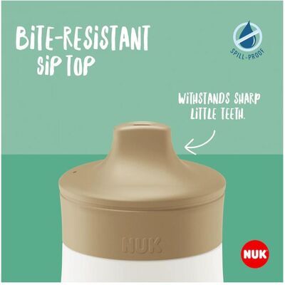 NUK Mini-Me Sip Weiß 9m+ 300 ml - Kinderflasche NUK Mini-Me Sip Weiß 9m+ 300 ml - Kinderflasche
