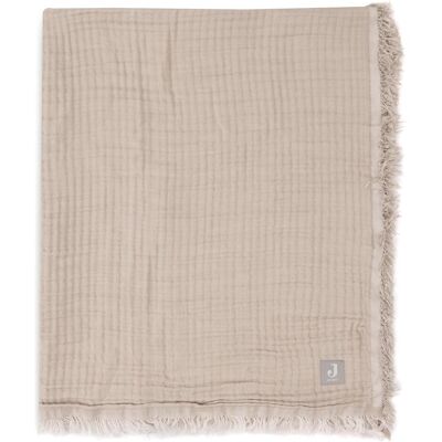 Jollein Baby-Decke Muslin Fringe - Babydecke Jollein Baby-Decke Muslin Fringe - Babydecke