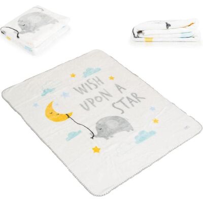 Cangaroo, Babydecke, Softy Wish Upon A Star (140 x 110 cm) Cangaroo, Babydecke, Softy Wish Upon A Star (140 x 110 cm)