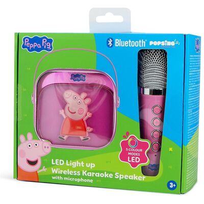 OTL Peppa Pig LED Wireless Karaoke Lautsprecher und OTL Peppa Pig LED Wireless Karaoke Lautsprecher und