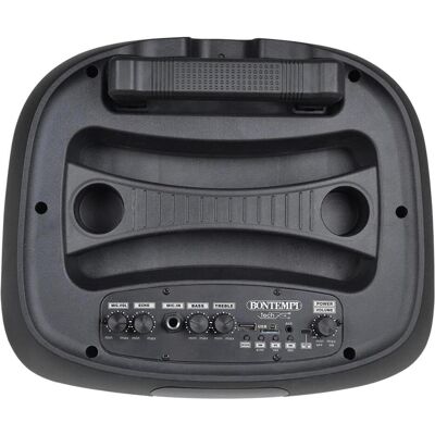 Bontempi Trolley PRO Amplificatore Wireless con 2 Microfono Wireless, equalizzatore e funzione TWS Bontempi Trolley PRO Amplificatore Wireless con 2 Microfono Wireless, equalizzatore e funzione TWS
