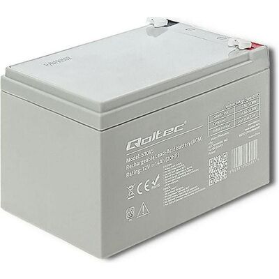 Qoltec, Versorgungsbatterie, 53045 - Batterie/Akku - 14 Ah - 12 V - Weiss - 210 A - 15 cm (14 Ah, 12 V) Qoltec, Versorgungsbatterie, 53045 - Batterie/Akku - 14 Ah - 12 V - Weiss - 210 A - 15 cm (14 Ah, 12 V)