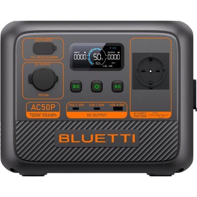 Bluetti, Power Station, AC50P (504 Wh, 6.90 kg) Bluetti, Power Station, AC50P (504 Wh, 6.90 kg)