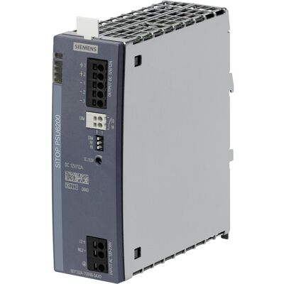 Siemens Systemstromversorgung, DIN Rail Power Supply 12V 12A 144W Siemens Systemstromversorgung, DIN Rail Power Supply 12V 12A 144W
