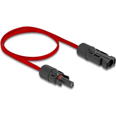 DeLock Zubehör Stromerzeuger, DL4 Solar Flachbandkabel Stecker zu Buchse 60 cm rot (Solarkabel) DeLock Zubehör Stromerzeuger, DL4 Solar Flachbandkabel Stecker zu Buchse 60 cm rot (Solarkabel)
